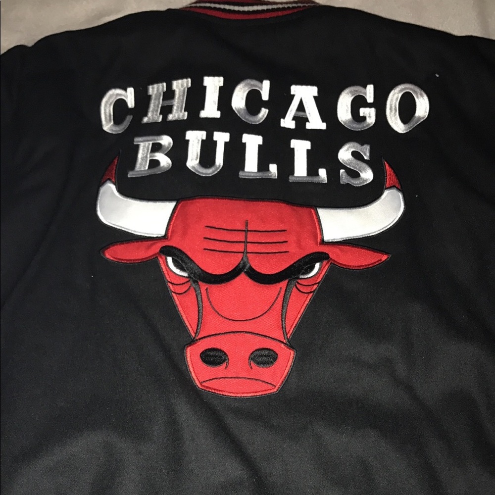 JH Design -Men's Reversible Jacket - Chicago Bulls